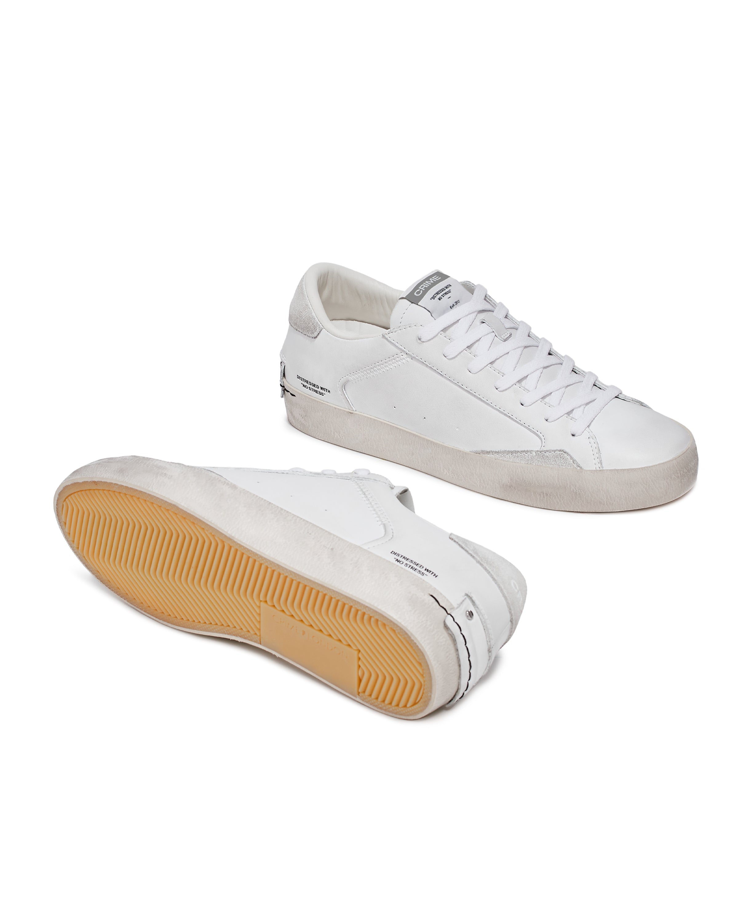 Crime London DISTRESSED WHITE