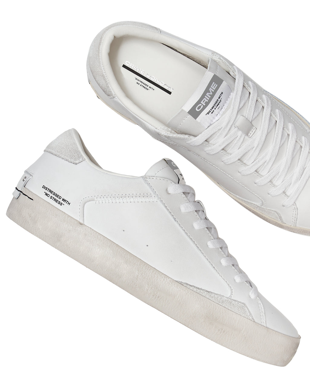 Crime London DISTRESSED WHITE