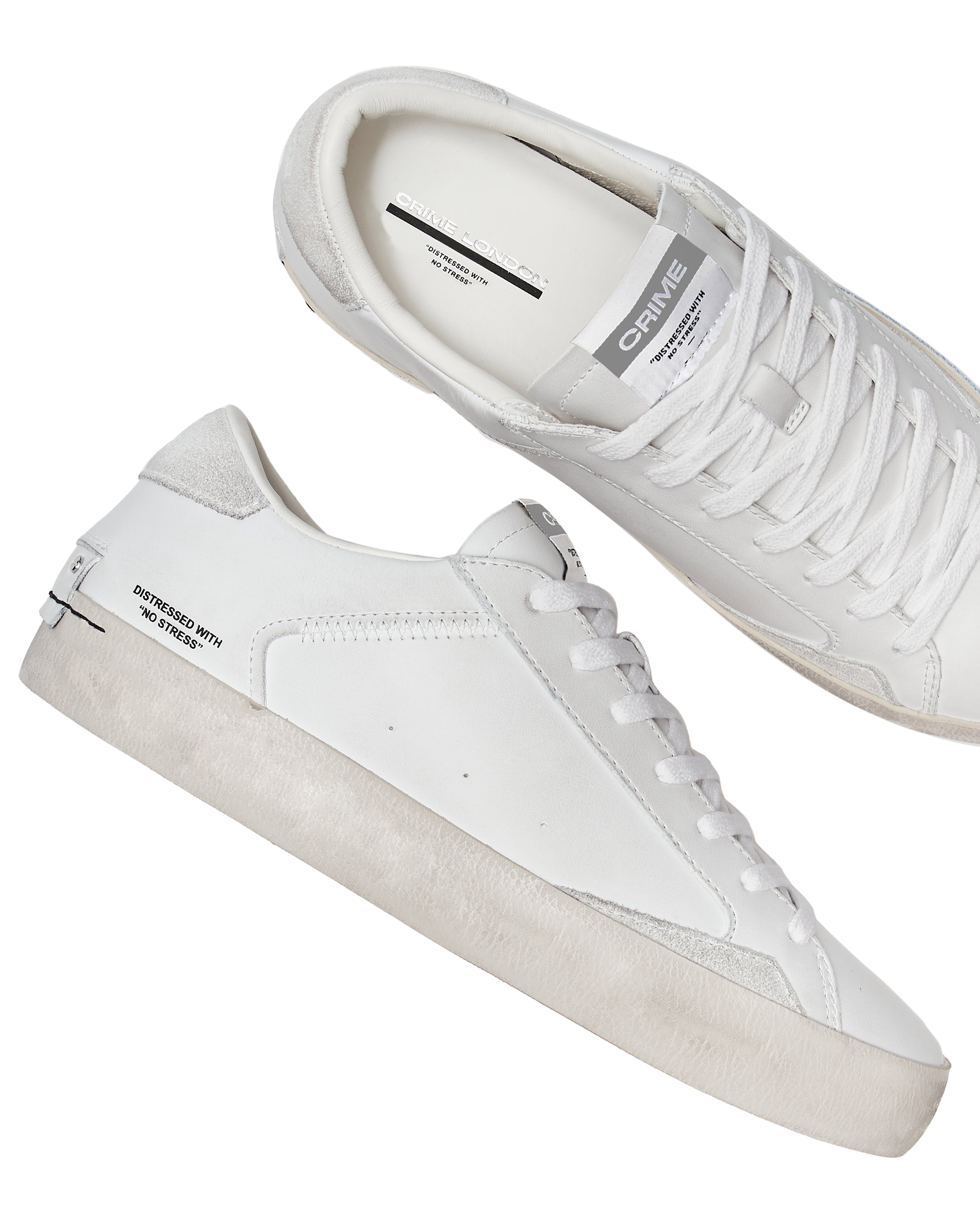 Crime London DISTRESSED WHITE