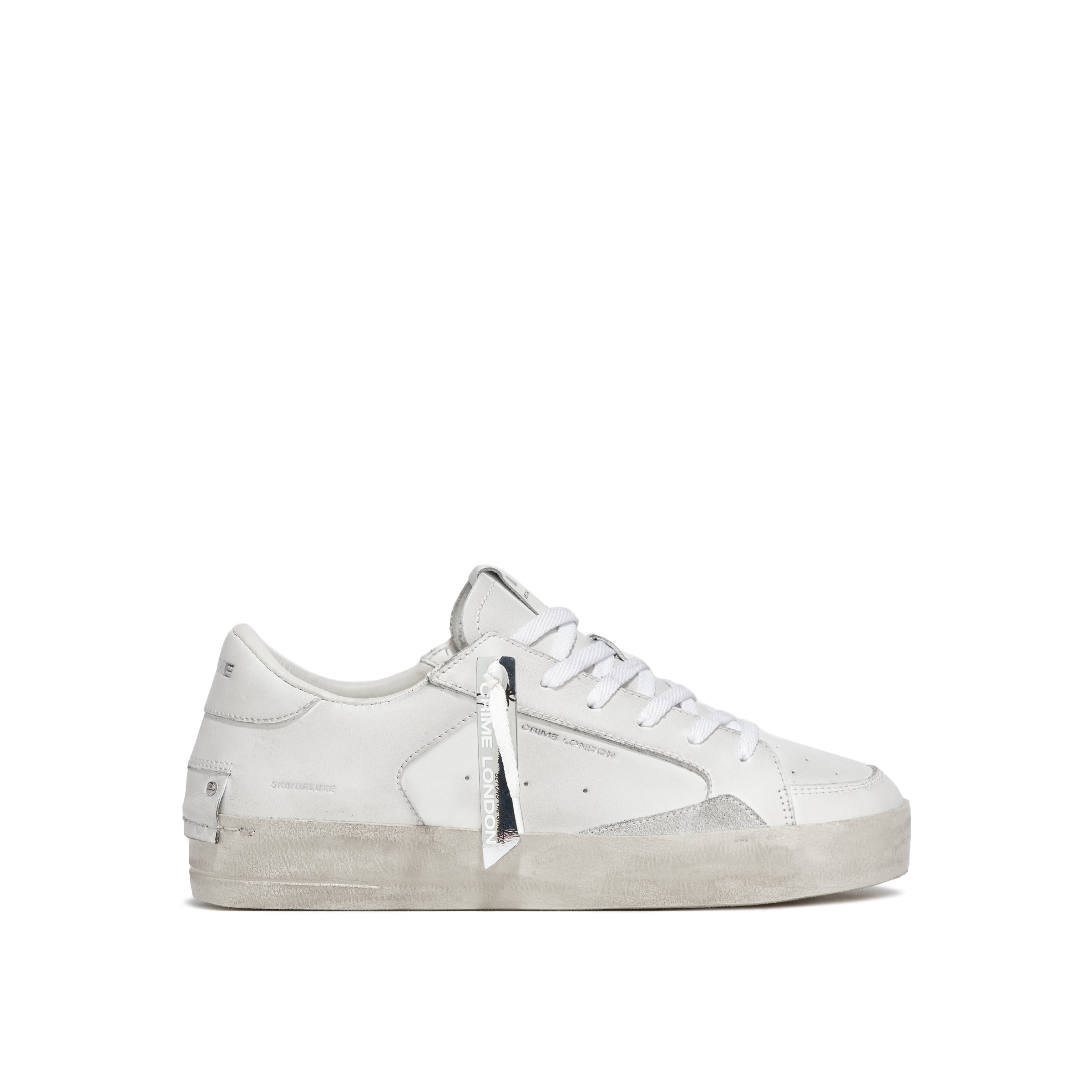 Crime London SK8 DELUXE ALL WHITE