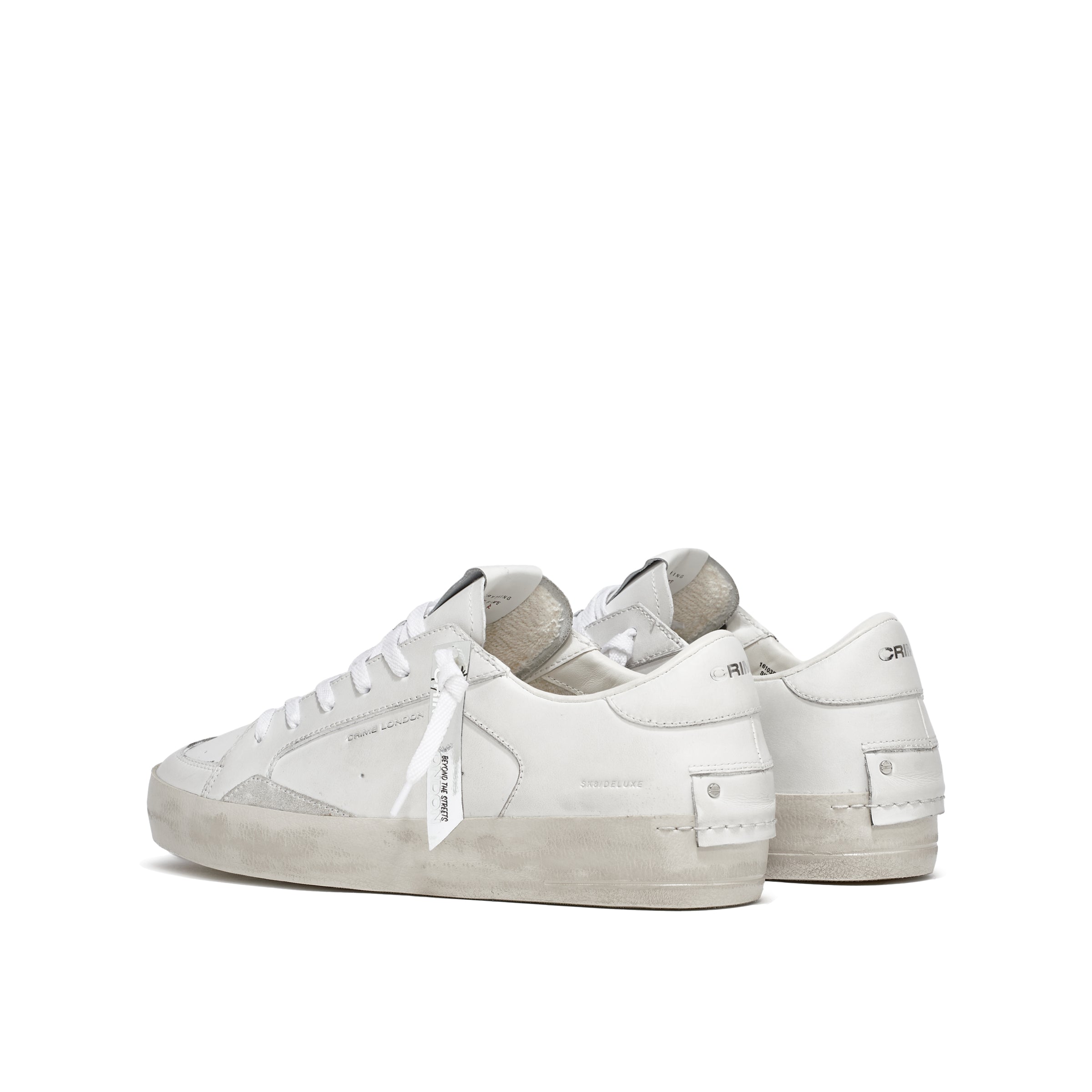 Crime London SK8 DELUXE ALL WHITE