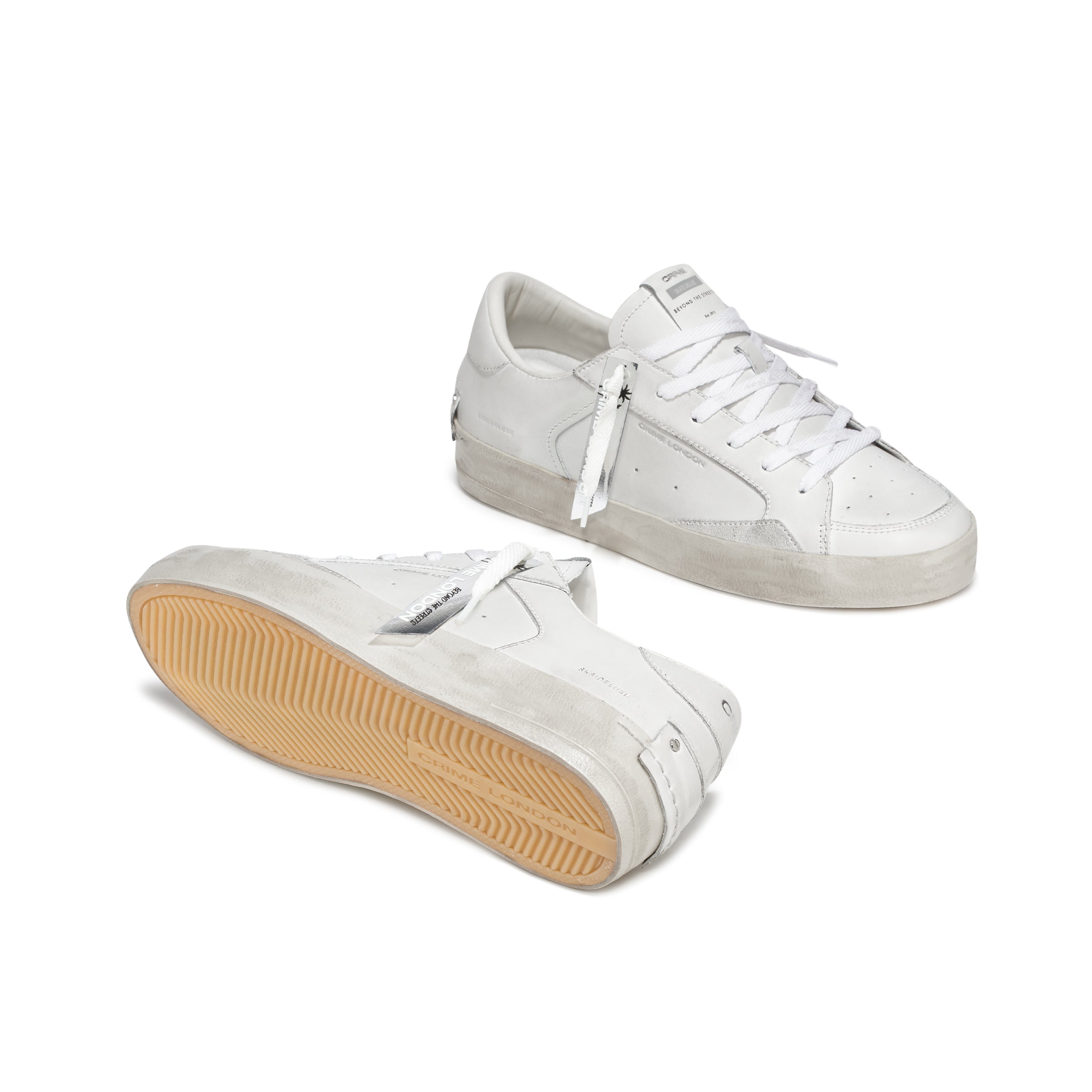 Crime London SK8 DELUXE ALL WHITE