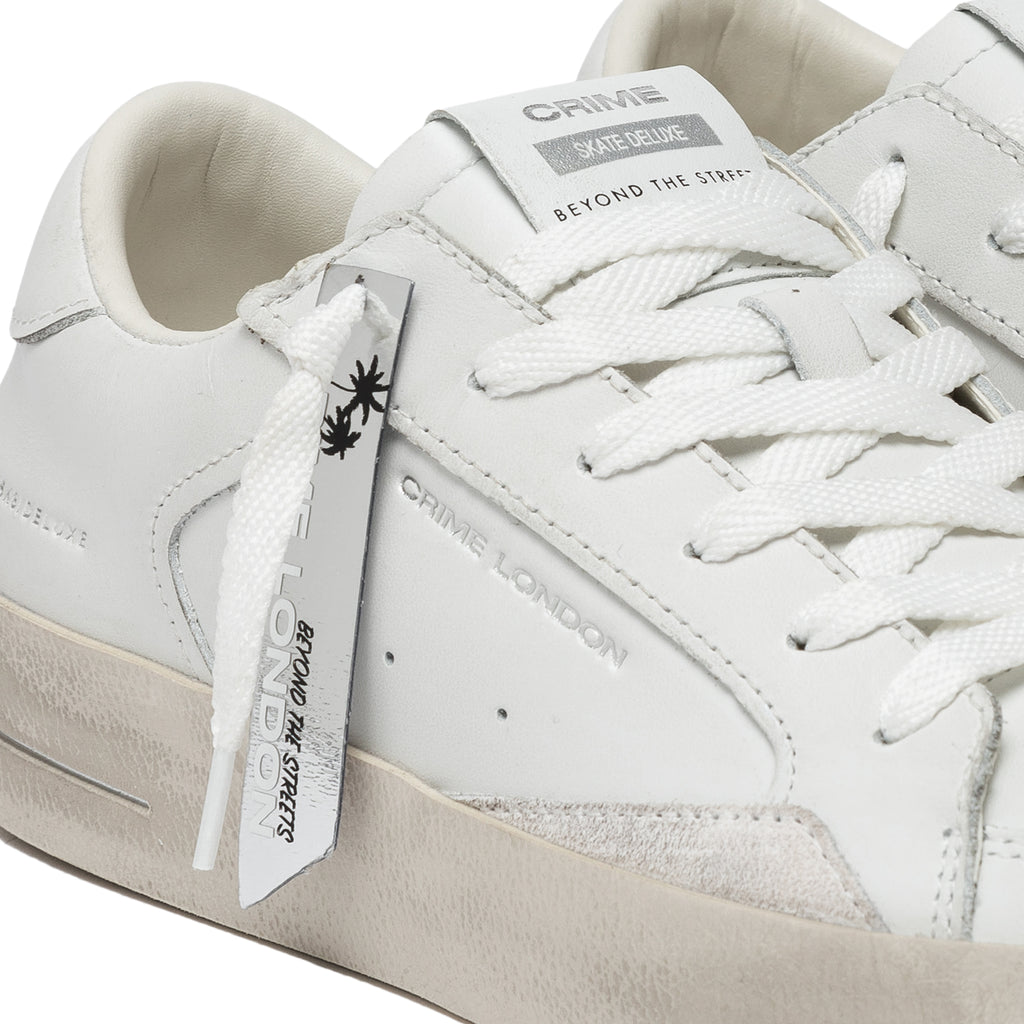 Crime London SK8 DELUXE ALL WHITE