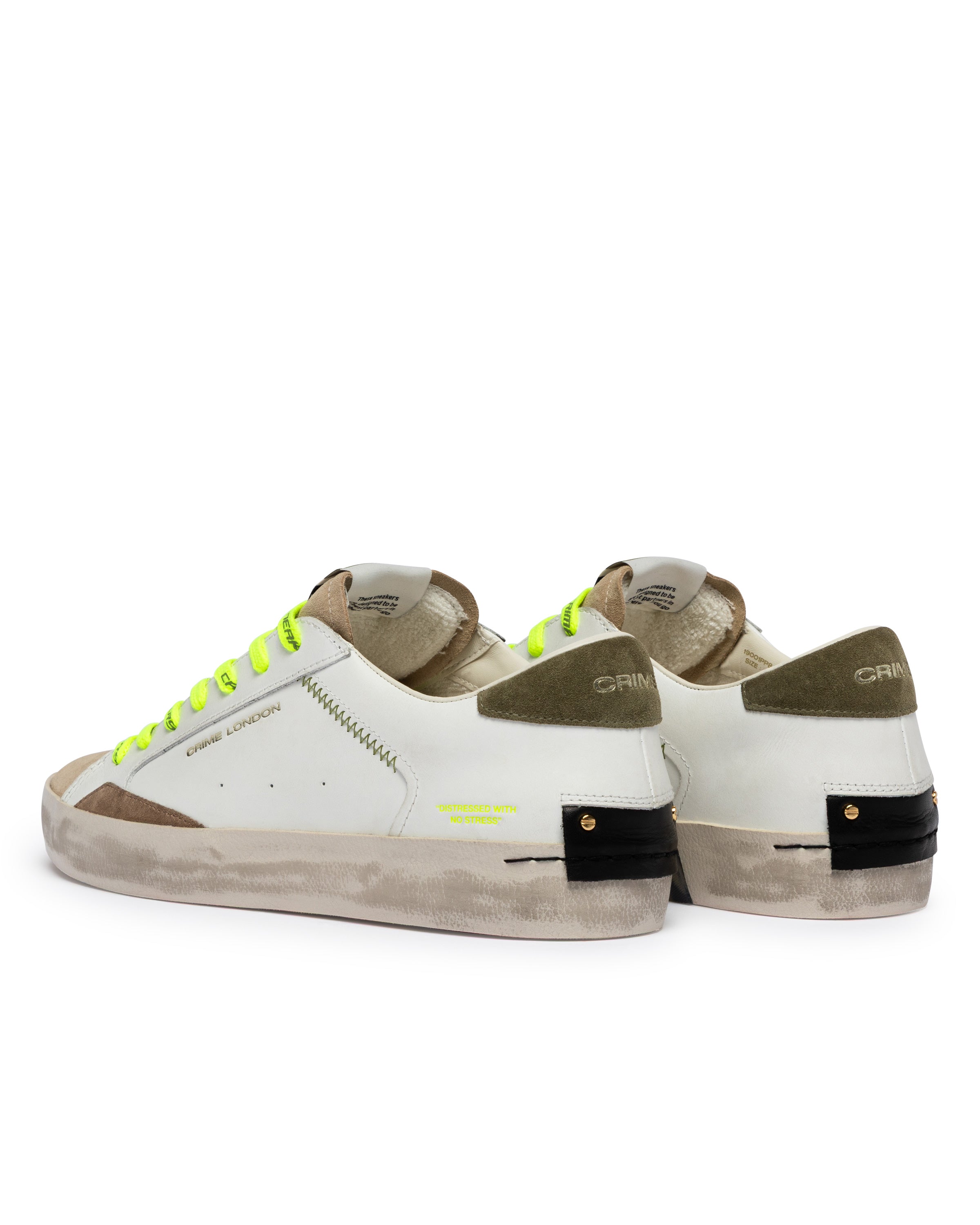 Crime London DISTRESSED ARMY GREEN