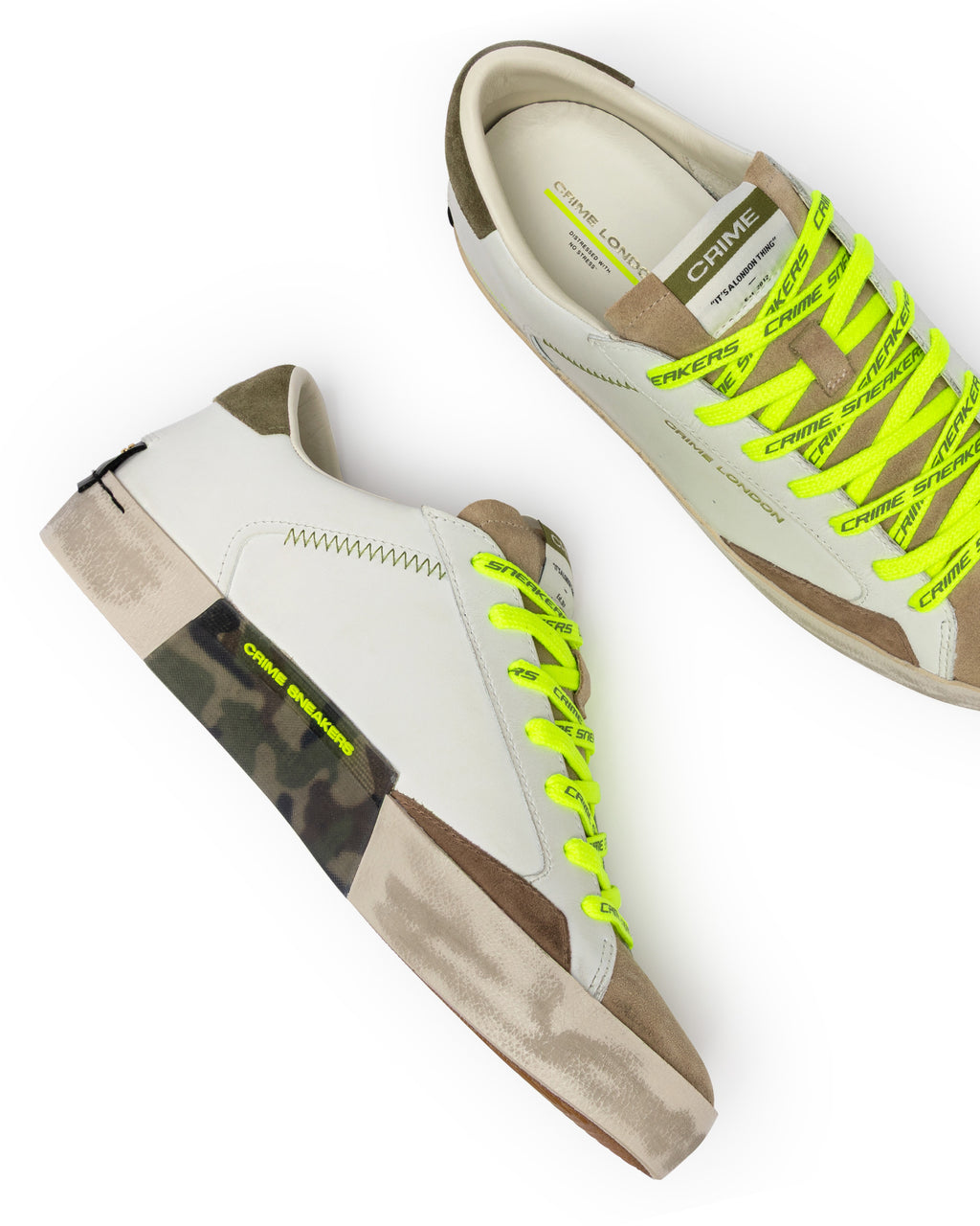 Crime London DISTRESSED ARMY GREEN