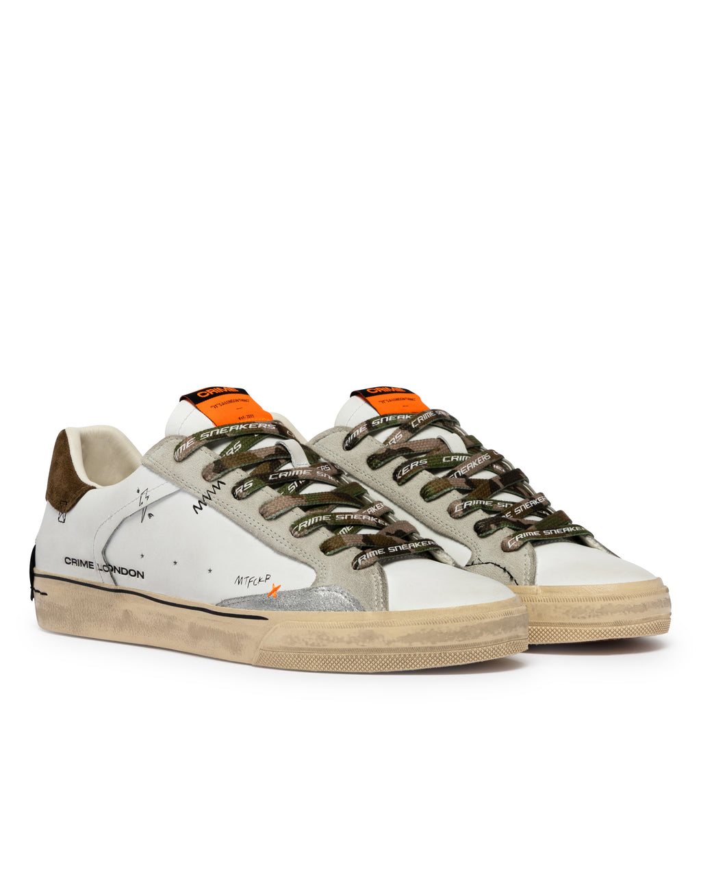 Crime London DECONSTRUCTED MILITARY GREEN